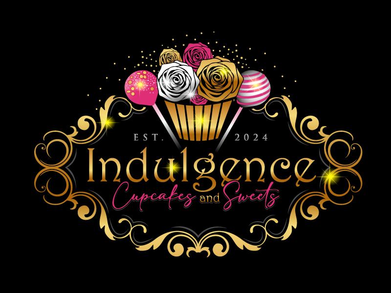 Indulgence Cupcakes & Sweets logo design by leo