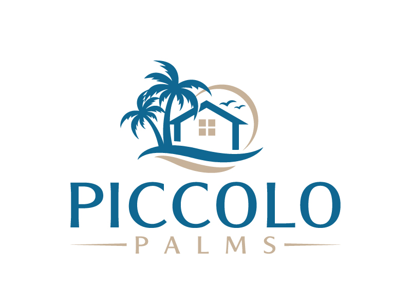 Piccolo Palms logo design by jaize