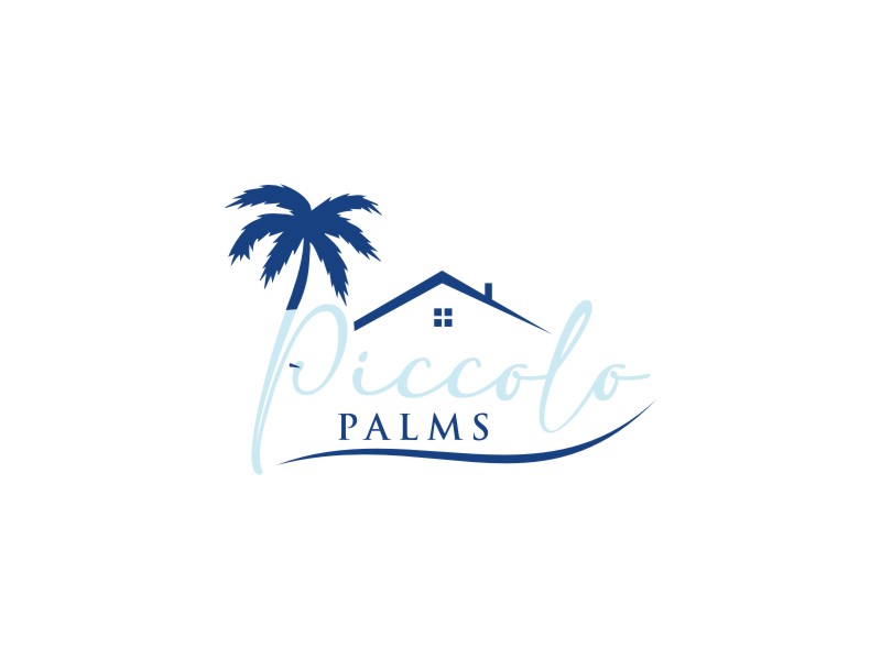 Piccolo Palms logo design by Artomoro