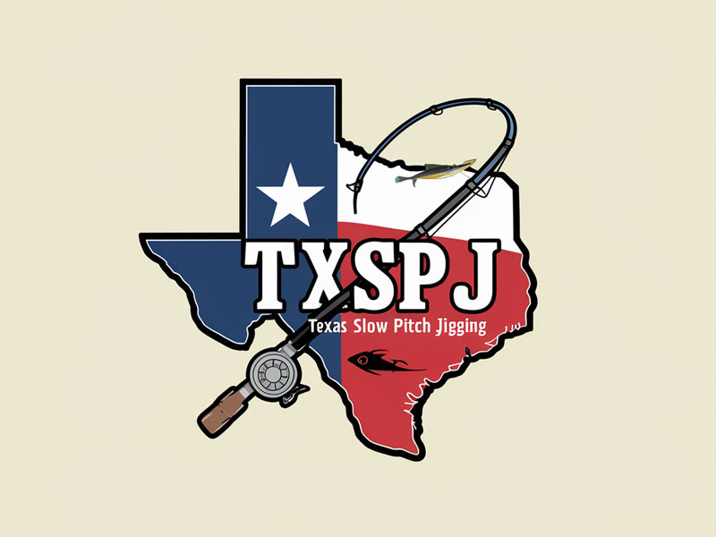 TxSPJ or Texas Slow Pitch Jigging logo design by jandu
