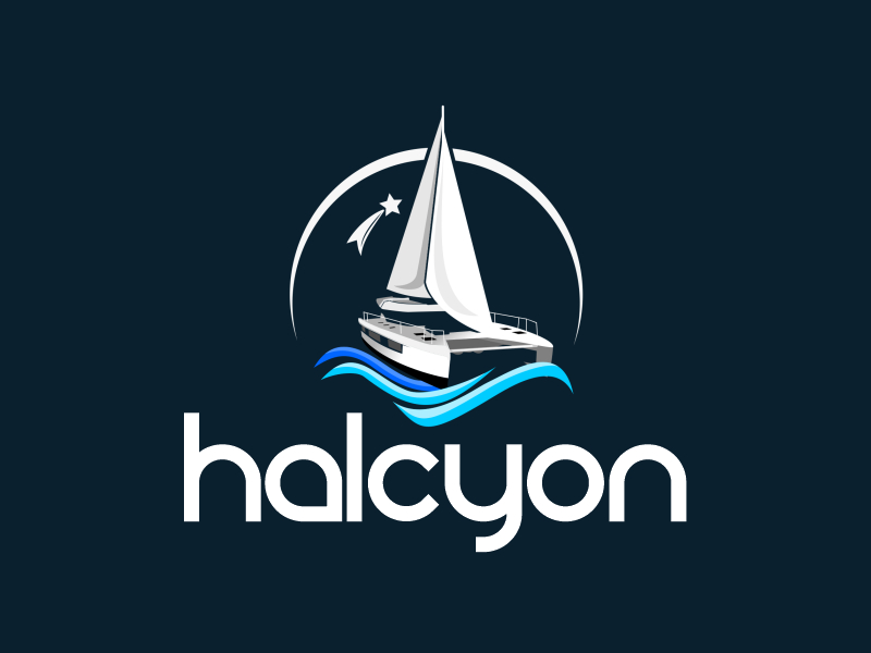 Halcyon logo design by Gwerth