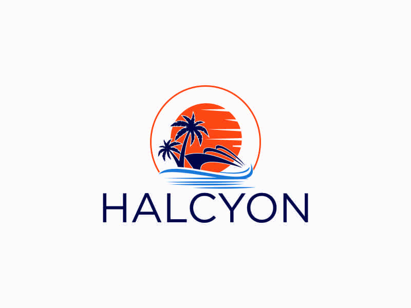 Halcyon logo design by Gesang