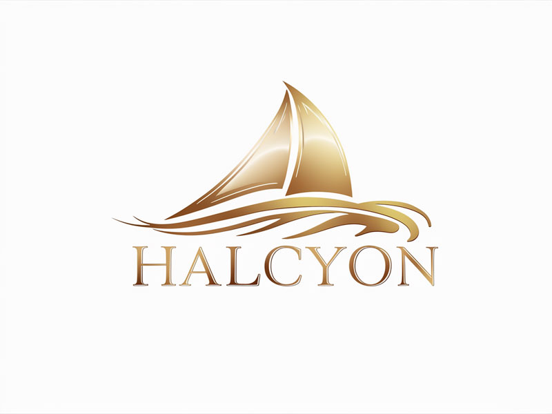 Halcyon logo design by navneet