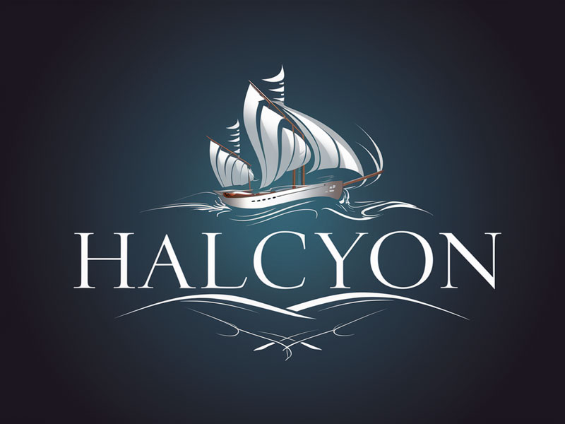 Halcyon logo design by navneet