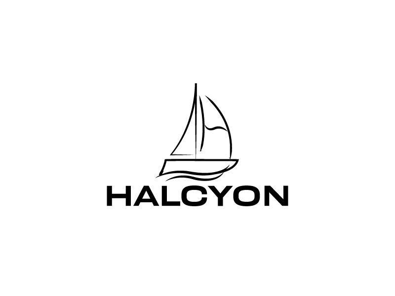 Halcyon logo design by oindrila chakraborty