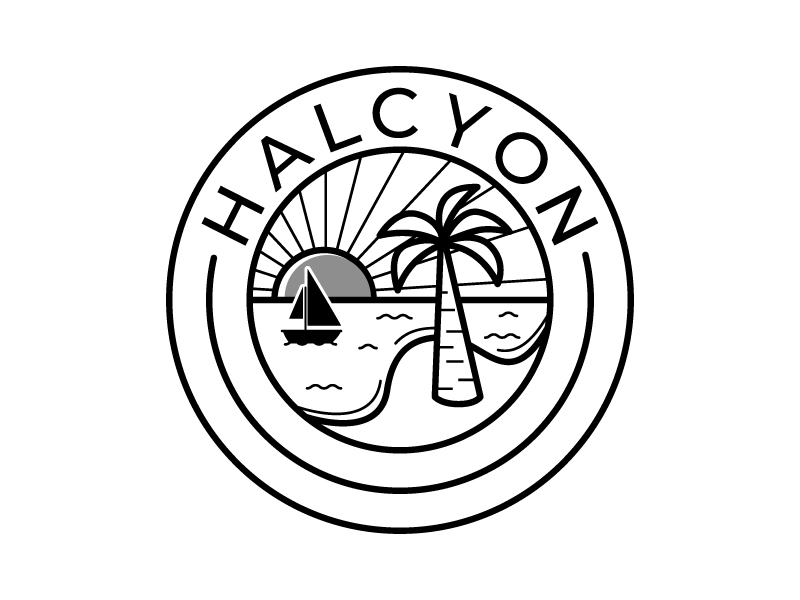 Halcyon logo design by oindrila chakraborty