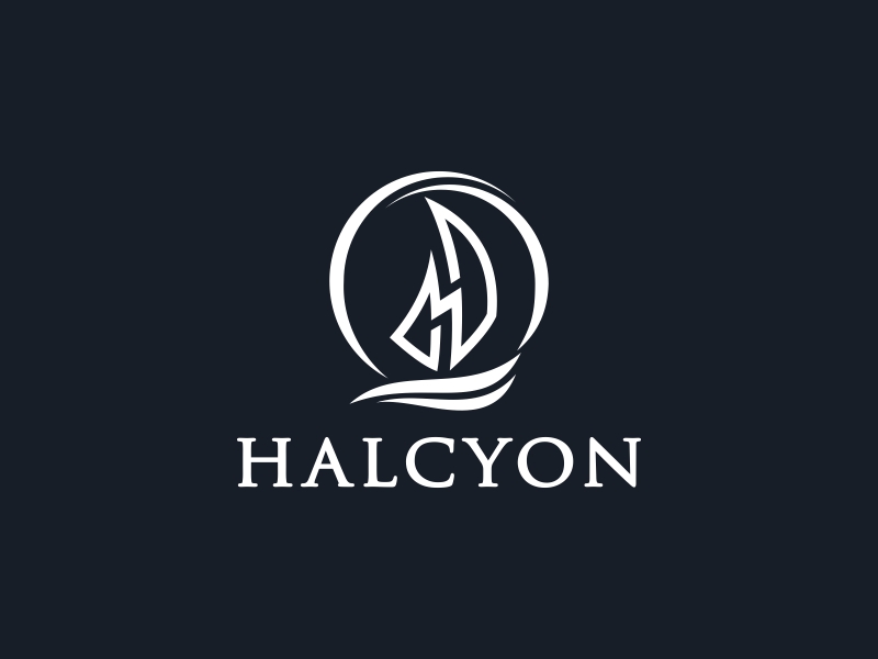 Halcyon logo design by hunter$