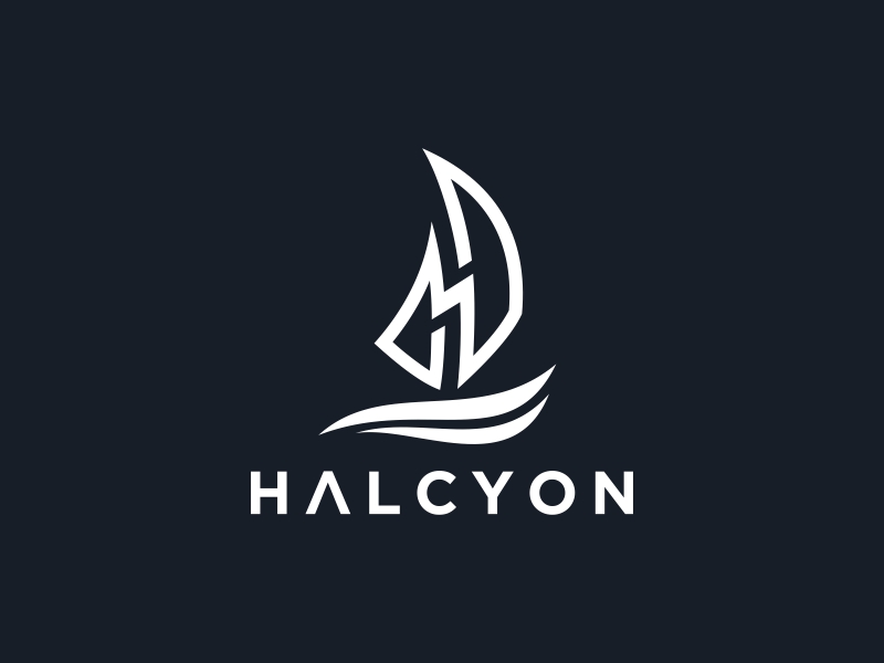 Halcyon logo design by hunter$