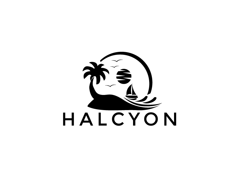 Halcyon logo design by oindrila chakraborty