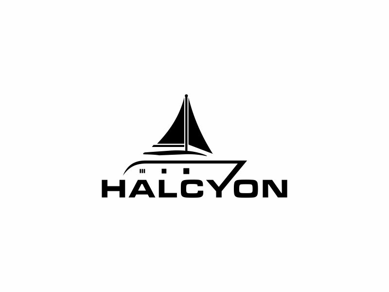 Halcyon logo design by glasslogo