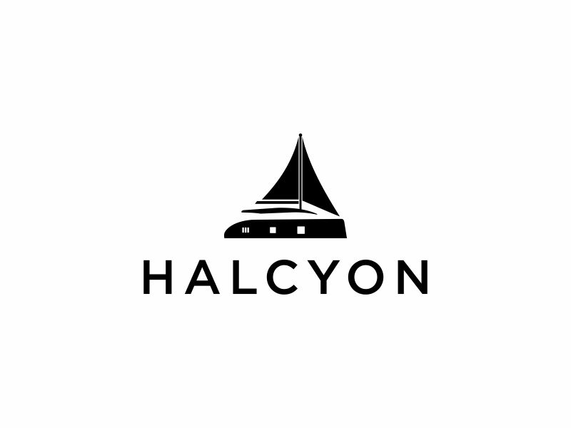 Halcyon logo design by glasslogo