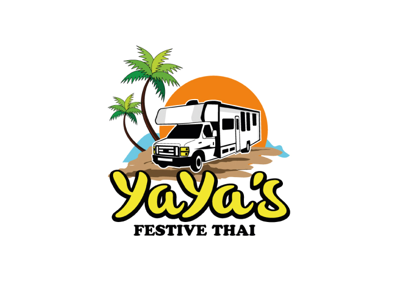 YaYa's Festive Thai logo design by seabitmedia