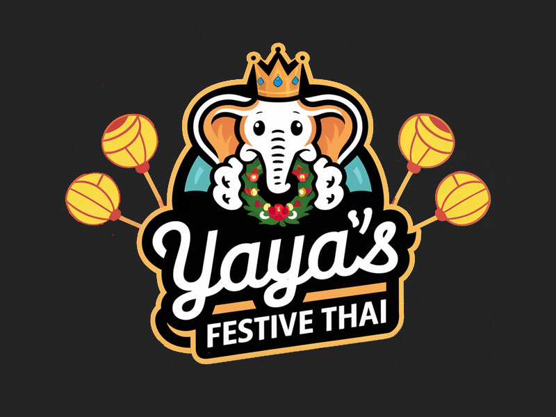 YaYa's Festive Thai logo design by navneet