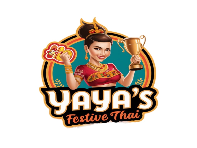YaYa's Festive Thai logo design by salim