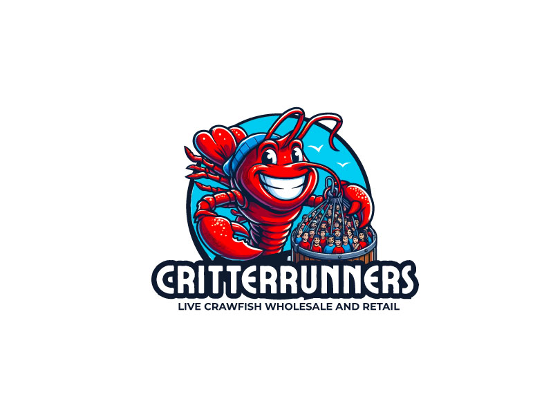 Critterrunners - Live Crawfish wholesale and retail logo design by riezra