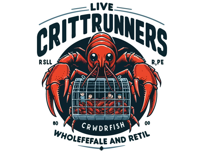 Critterrunners - Live Crawfish wholesale and retail logo design by Rahul Biswas