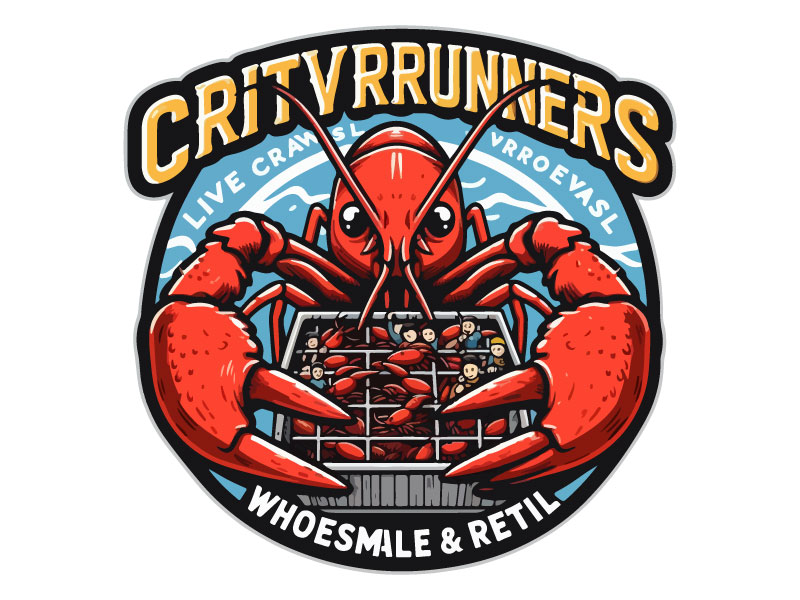 Critterrunners - Live Crawfish wholesale and retail logo design by Rahul Biswas