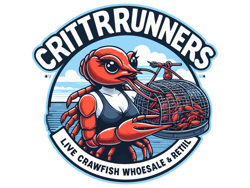 Critterrunners - Live Crawfish wholesale and retail logo design by Rahul Biswas