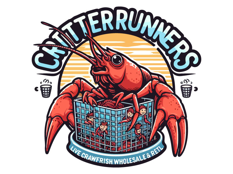 Critterrunners - Live Crawfish wholesale and retail logo design by Rahul Biswas