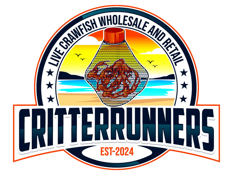 Critterrunners - Live Crawfish wholesale and retail logo design by LogoQueen