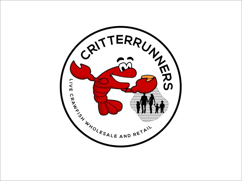 Critterrunners - Live Crawfish wholesale and retail logo design by radhit