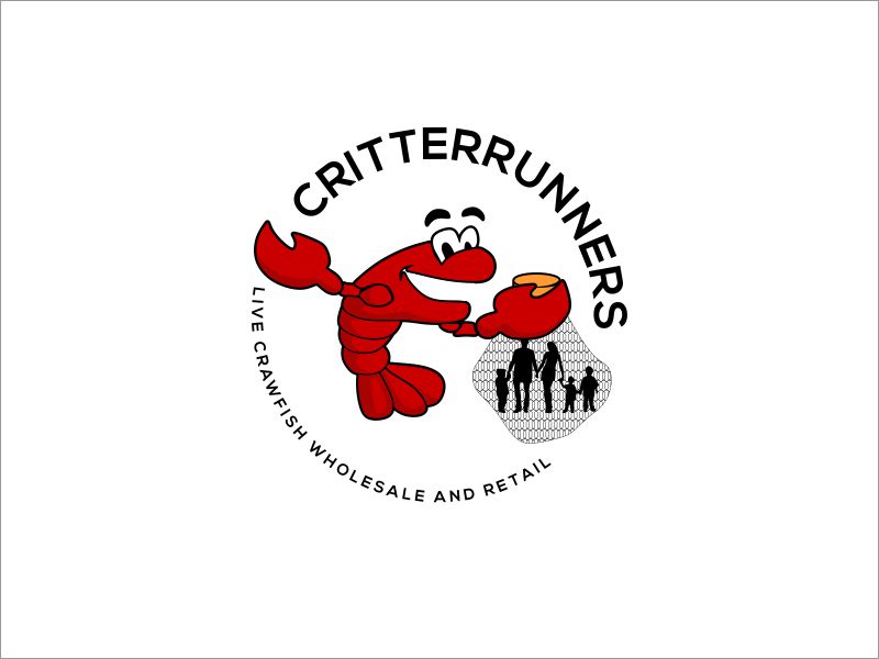 Critterrunners - Live Crawfish wholesale and retail logo design by radhit