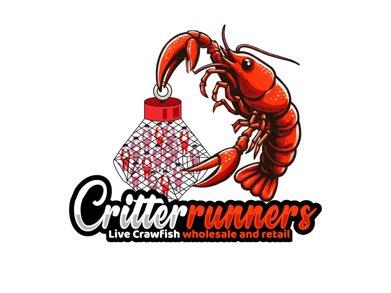 Critterrunners - Live Crawfish wholesale and retail logo design by czars