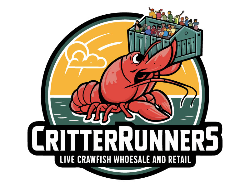 Critterrunners - Live Crawfish wholesale and retail logo design by Rahul Biswas