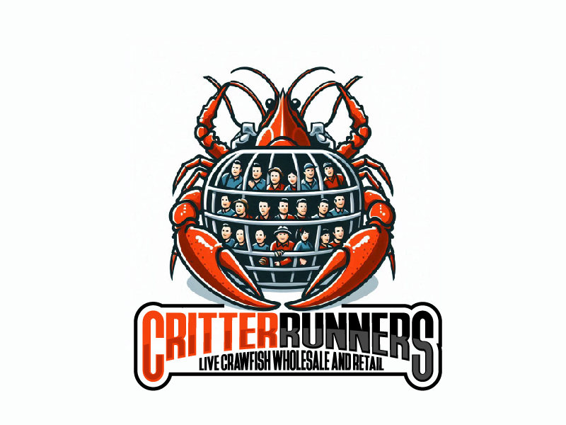 Critterrunners - Live Crawfish wholesale and retail logo design by czars