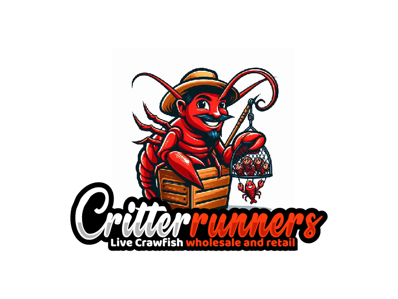 Critterrunners - Live Crawfish wholesale and retail logo design by czars