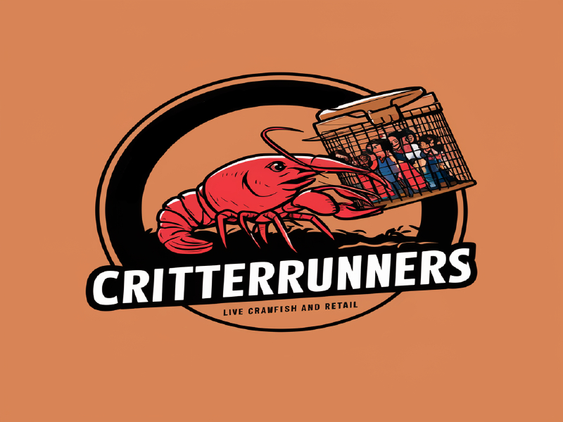 Critterrunners - Live Crawfish wholesale and retail logo design by salim