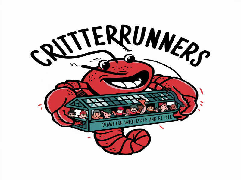 Critterrunners - Live Crawfish wholesale and retail logo design by salim