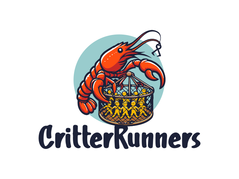 Critterrunners - Live Crawfish wholesale and retail logo design by Gwerth