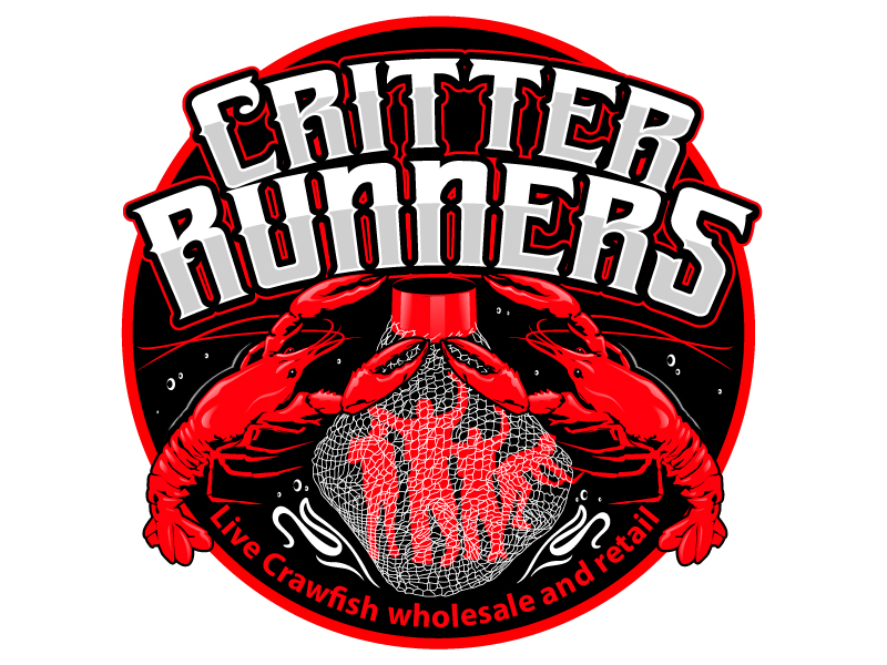 Critterrunners - Live Crawfish wholesale and retail Logo Design