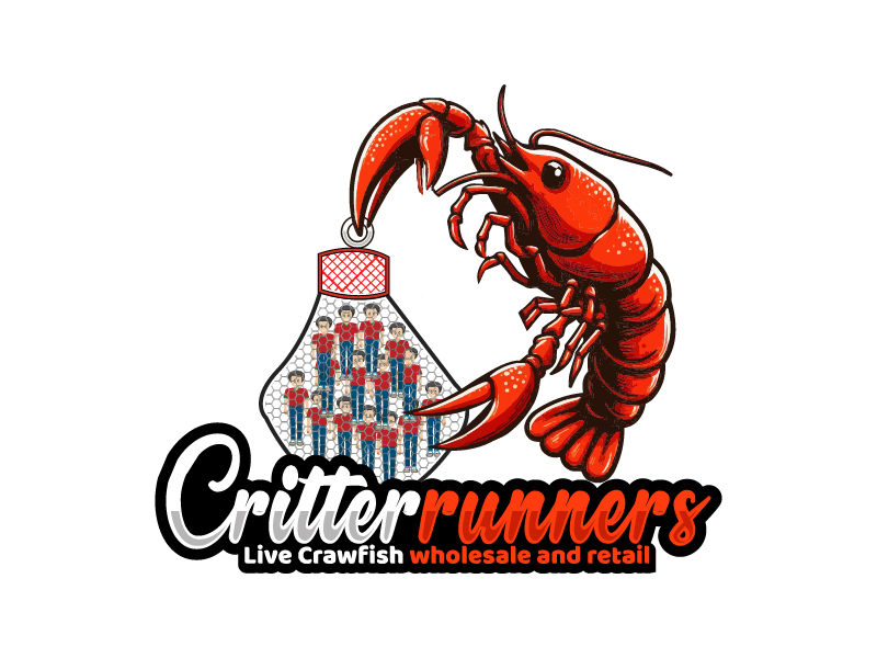 Critterrunners - Live Crawfish wholesale and retail logo design by czars