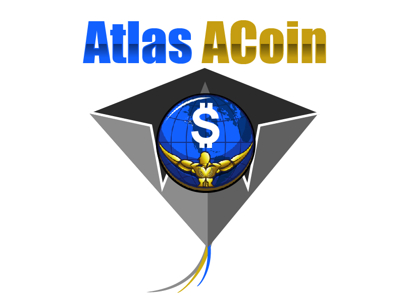 Atlas ACoin logo design by logofighter