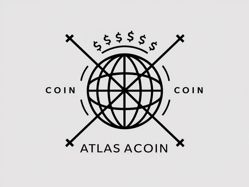 Atlas ACoin logo design by jandu