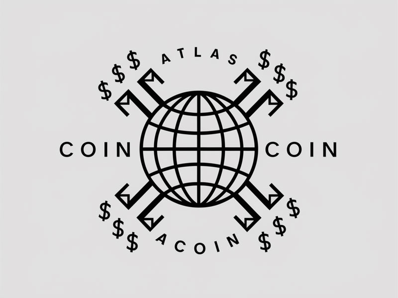 Atlas ACoin logo design by jandu