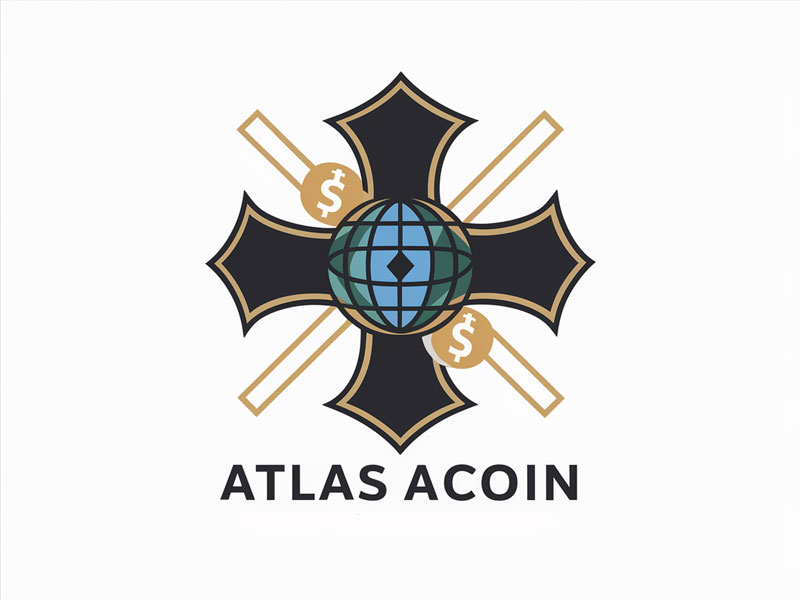 Atlas ACoin logo design by jandu