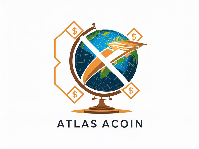 Atlas ACoin logo design by jandu