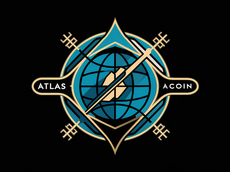 Atlas ACoin logo design by navneet