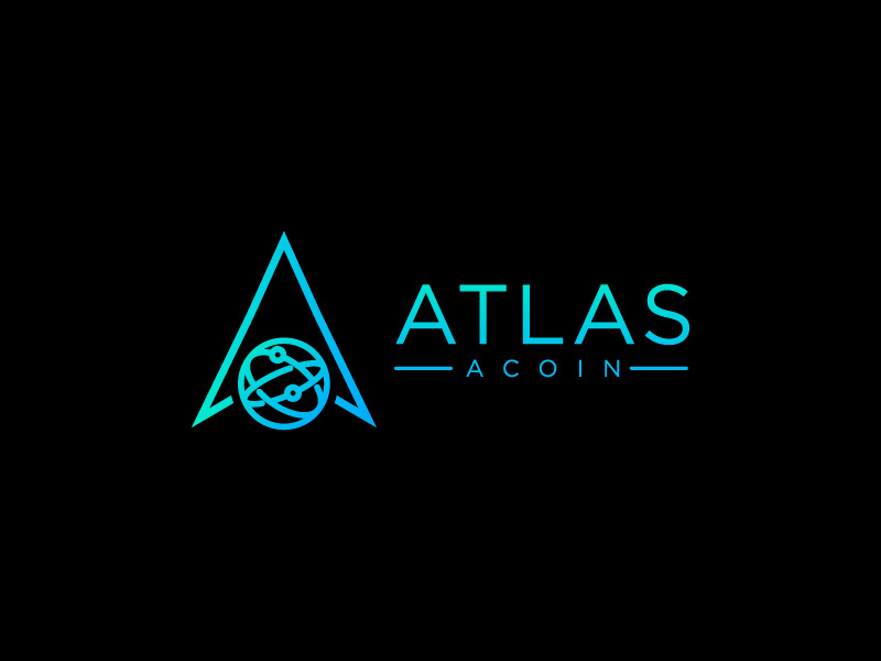 Atlas ACoin logo design by Dini Adistian