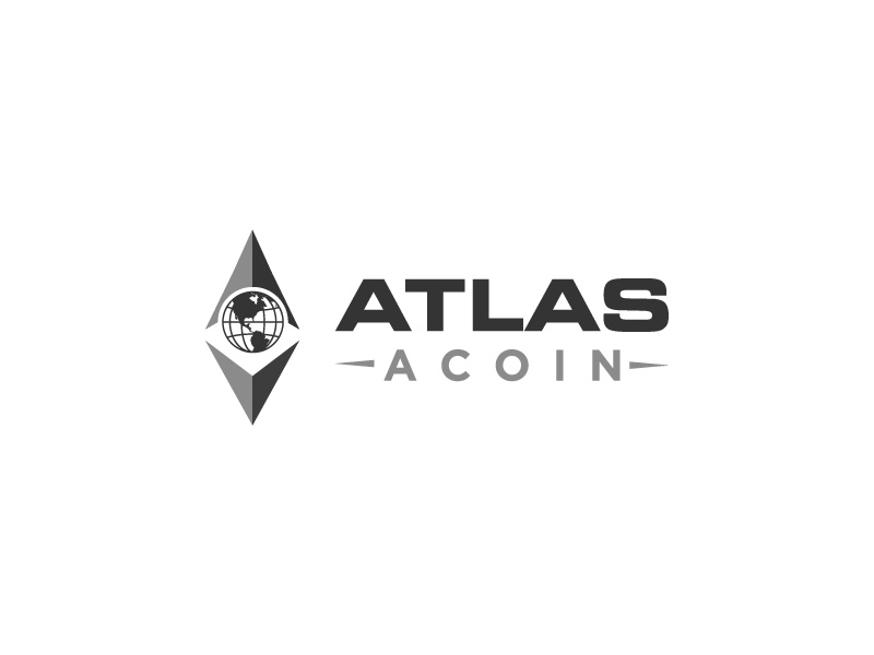 Atlas ACoin logo design by yondi