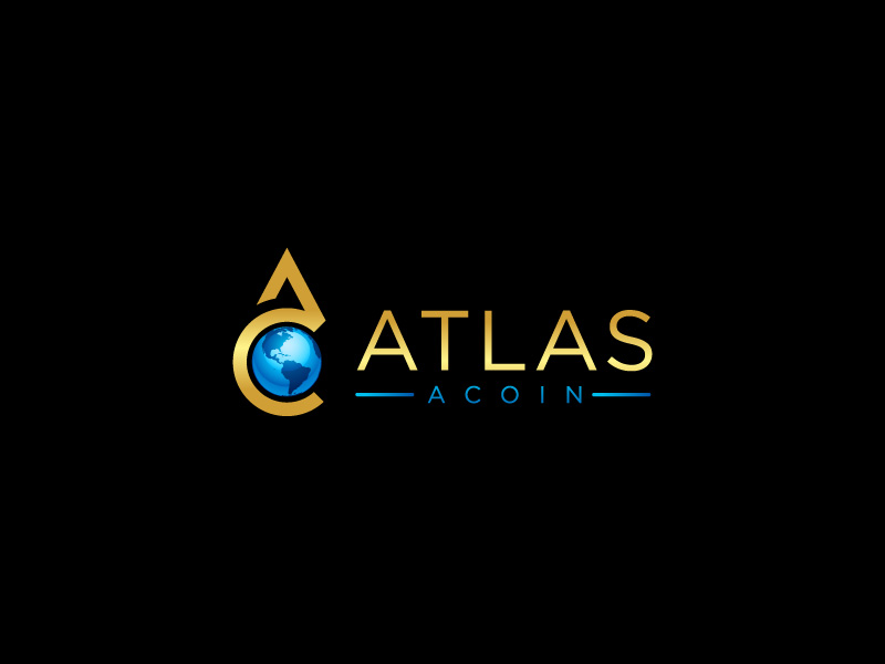 Atlas ACoin logo design by Dini Adistian