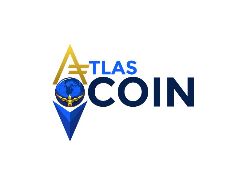 Atlas ACoin logo design by rizuki