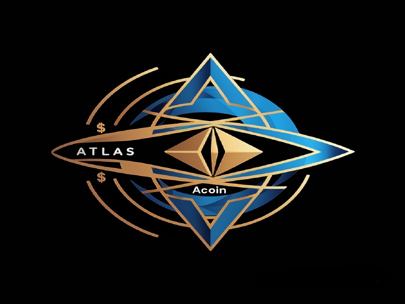 Atlas ACoin logo design by salim