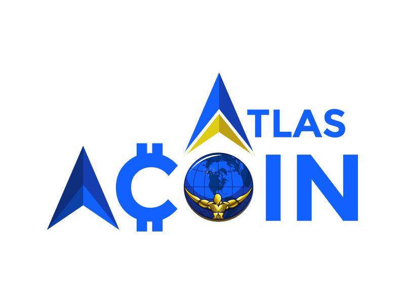 Atlas ACoin logo design by rizuki