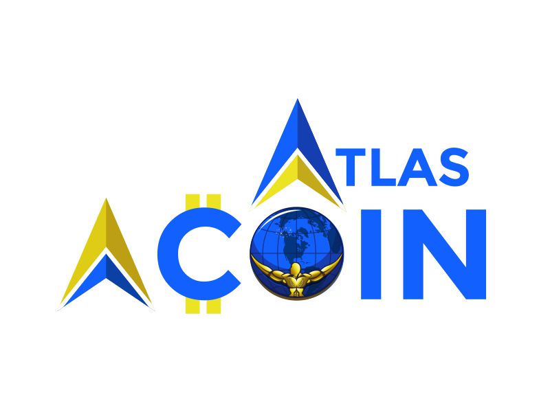 Atlas ACoin logo design by rizuki