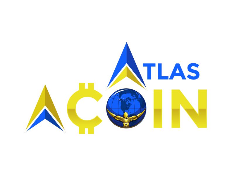 Atlas ACoin logo design by rizuki