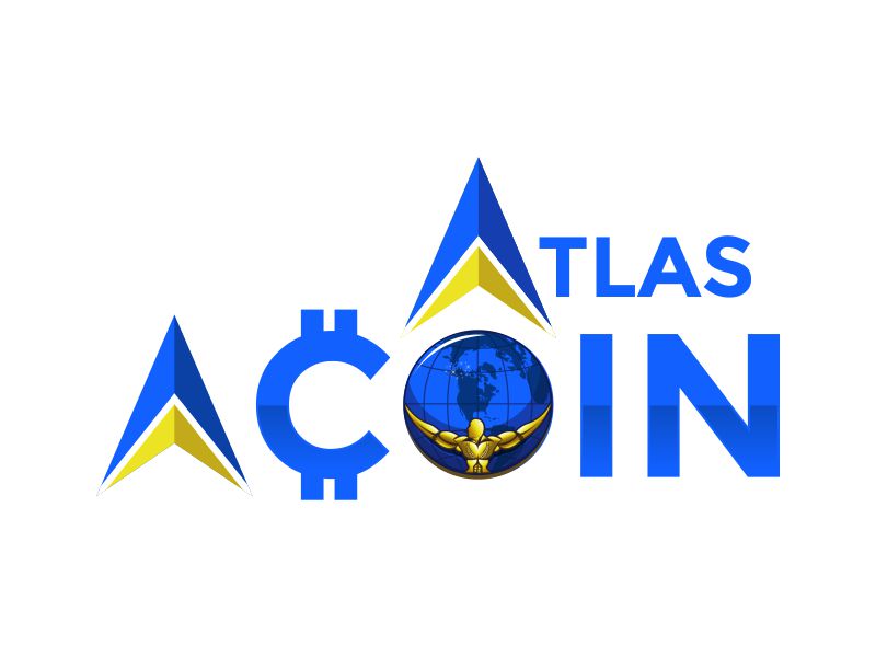 Atlas ACoin logo design by rizuki